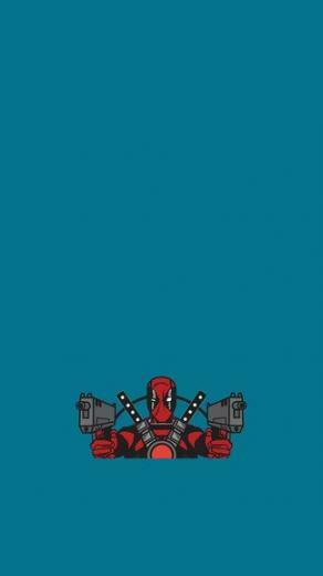 Deadpool Guns iPhone Plus Wallpaper