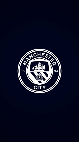 Black And White Manchester City 4k Emblem Wallpaper