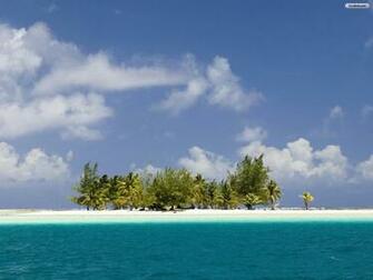 Tropical Island Wallpaper