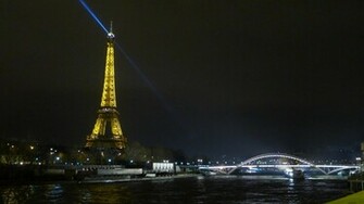 Eiffel Tower Paris Landscapes Cityscapes Night Architecture France