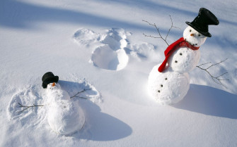 Snow Angel Wallpaper