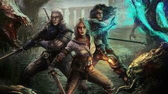 Witcher Wild Hunt Geralt Yen And Ciri 1440p Resolution