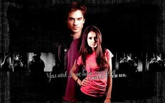 Damon And Elena Wallpaper The Vampire Diaries Tv Show