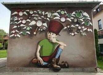 Time Catcher By Artist Lonac Street Art Pictures Live Fatcap