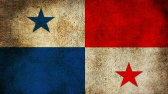 Wallpaper Panama Flag Mud Texture Full HD