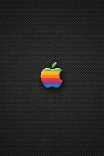 Rainbow Apple iPhone Wallpaper HD