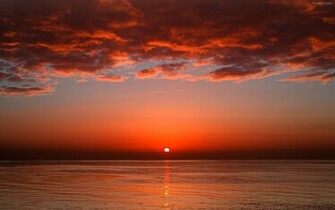 De Pantalla Puesta Sol Roja HD Widescreen Gratis Imagenes