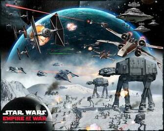 Star Wars Snow Battle Wallpaper
