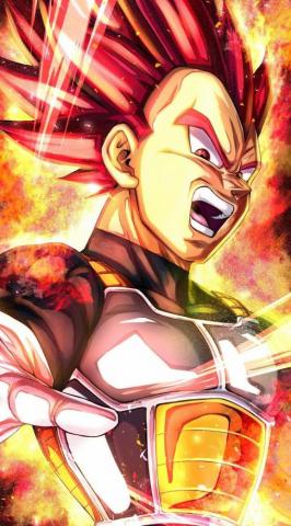 Vegeta God Anime Dragon Ball Super Artwork