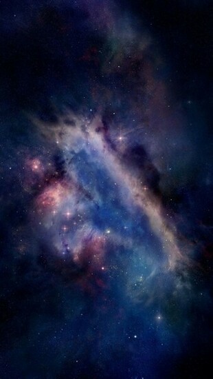 Space Dark Universe iPhone 5s Wallpaper
