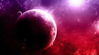 Purple Space Wallpaper