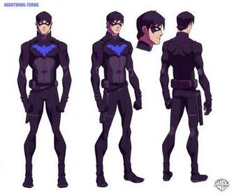 Nightwing Logo Hoodie Movie