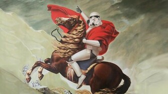 Star Wars Funny Artwork Fan Art Napoleon Wallpaper