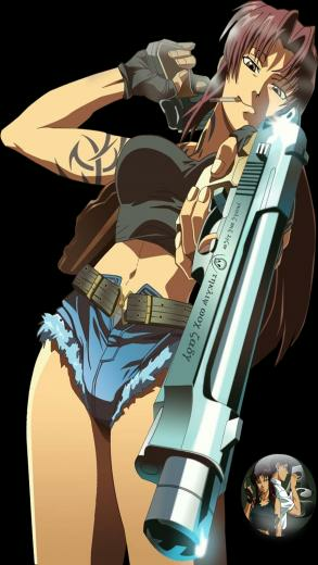 Revy Render By Animesennin