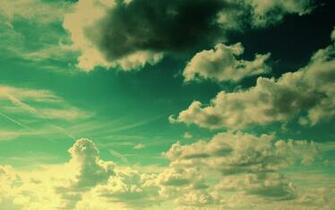 Sunny Clouds Desktop Wallpaper