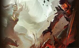 Wynne The Elder Mage Rpg Games Wallpaper Image Featuring Dragon Age