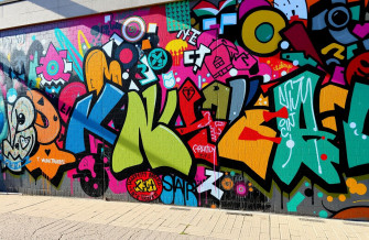 Abstract Graffiti Wallpaper
