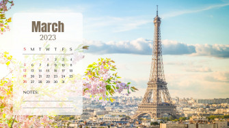 And Customizable Spring Desktop Wallpaper Templates