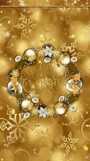 Gold Holiday Wallpaper On