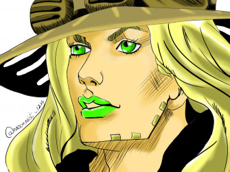 Gyro Zeppeli Moonmist Wallpaper