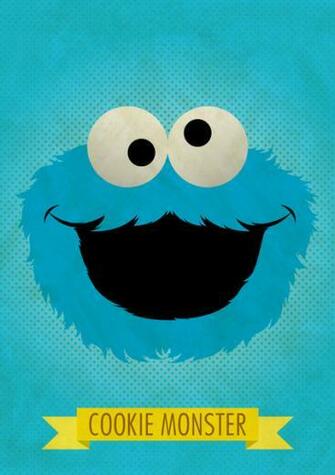 Cookie Monster iPhone Wallpaper C For Art Print