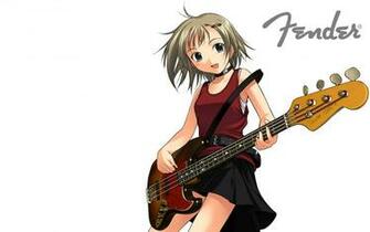 Wallpaper Fender Bass Guitars Anime