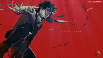 Villain Deku Midoriya Izuku Evil Text My Hero Academia