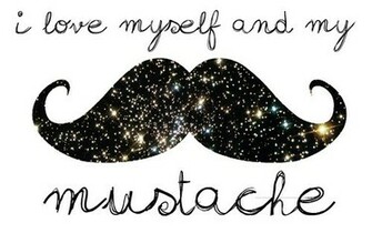 Mustache Background On