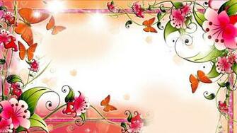 Hearts And Flowers Wallpaper