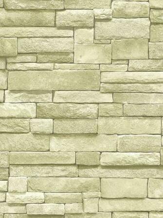 Stacked Stone Brick Wallpaper Cream Beige Textured Vinyl Sf084802