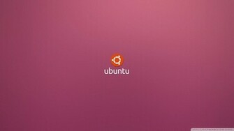 Ubuntu Desktop Pink Wallpaper
