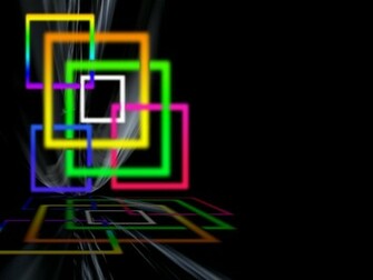 Neon Colors Rock Squares