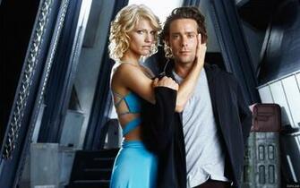 Tricia Helfer Battlestar Galactica Widescreen Wallpaper