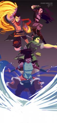 Illustration Anime Ics Avatar The Last Airbender iPhone