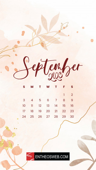 September Calendar Phone Wallpaper Entheosweb