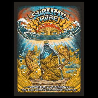 Red Rocks Poster Sublime With Rome Merch Store