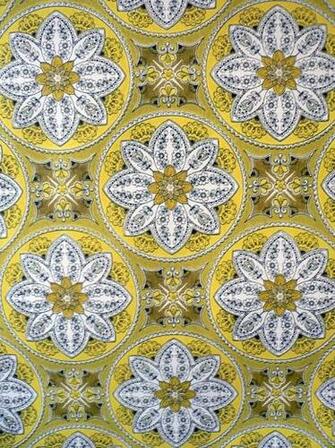 1970s Vintage Wallpaper Ancient Pattern