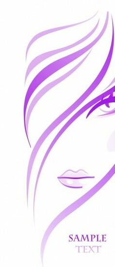And Beauty Salon Theme Vector Background