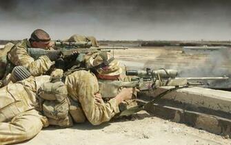 Military Snipers Desktop Wallpaper