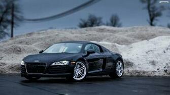 Black Audi R8 Wallpaper