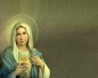 Wallpaper Of Virgin Mary