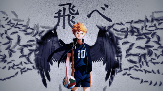 Haikyu Shoyo Hinata With Wings HD Anime Wallpaper