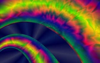 Wild Crazy Rainbows Wallpaper