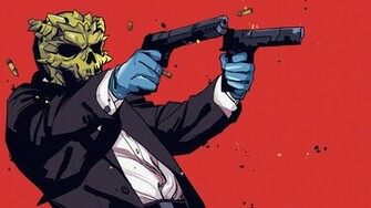 Wallpaper Payday Overkill Software Gun Mask Games