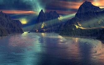 Themes 3d Drawed Landscapes Violet Photogallery The Schedule