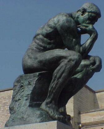 The Thinker Wallpaper Augusterodin