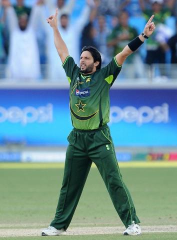 Afridi Pakistan Cricket Team World Cup