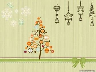 Merry Christmas Tree Clip Art Wallpaper