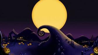 The Nightmare Before Christmas Landscape Desktop Pc And