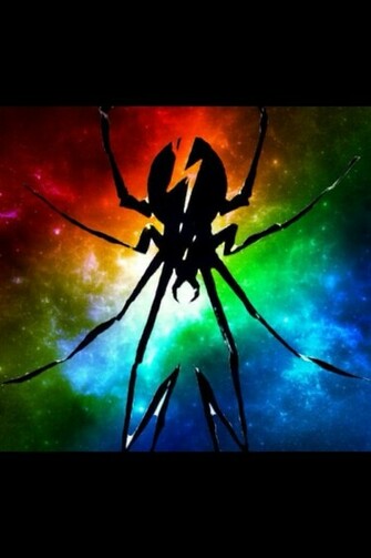 My Chemical Romance Danger Days Spider With A Rainbow Galaxy